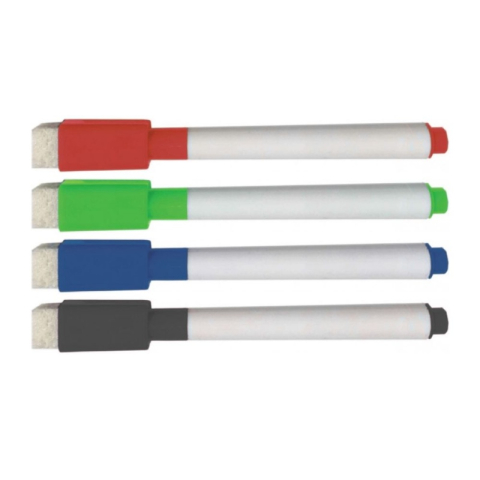 Rechizite Școlare - Marker tabla CNX, scolar, varf patrat buretat, set 4 buc