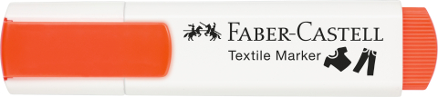 Marker textil portocaliu neon faber-castell [3]