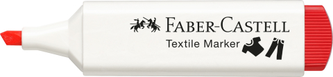 Marker textil rosu faber-castell [1]