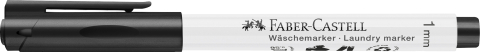 Marker textil slim varf rotund negru faber-castell [4]