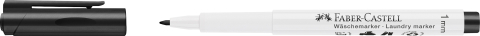Marker textil slim varf rotund negru faber-castell [2]