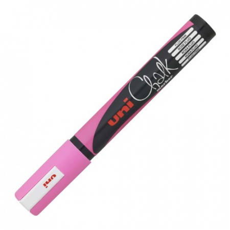 Rechizite Școlare - Marker creta lichida, 1.8-2.5 mm, roz fluorescent