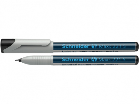 Birotică și Papetărie - Schneider - Marker universal OHP Schneider Maxx 221 S, Negru- Micostore.ro