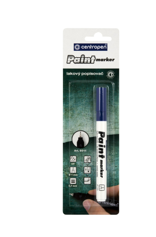 Marker vopsea albastra 0.7mm 9211 centropen [1]