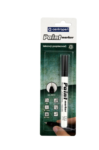 Marker vopsea neagra 0.7mm 9211 centropen [1]