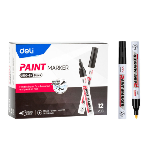 Marker vopsea negru 2 mm deli [2]