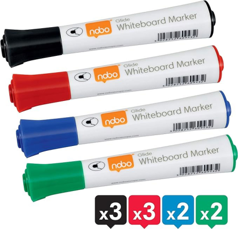 Marker whiteboard 3mm 10 buc/set nobo [1]