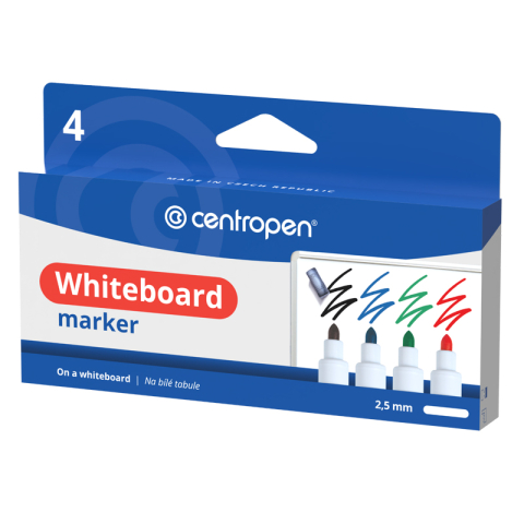Birotică și Papetărie - Marker whiteboard 4/set 2.5mm 8559 centropen