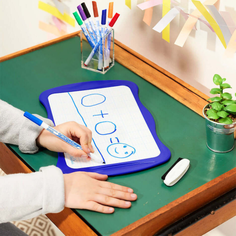 Marker whiteboard albastru 1.0mm velleda 1721 bic [2]