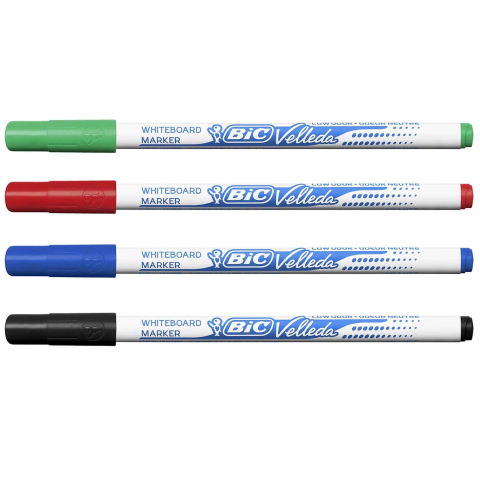 Marker whiteboard negru 1.0mm velleda 1721 bic [1]