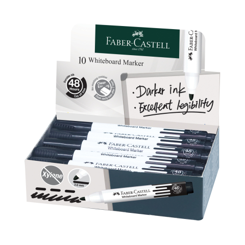 Marker whiteboard negru w20 faber-castell [2]