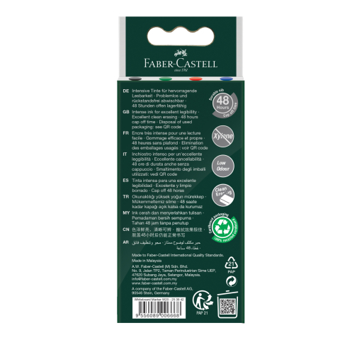 Marker whiteboard set 4 w20 faber-castell [1]