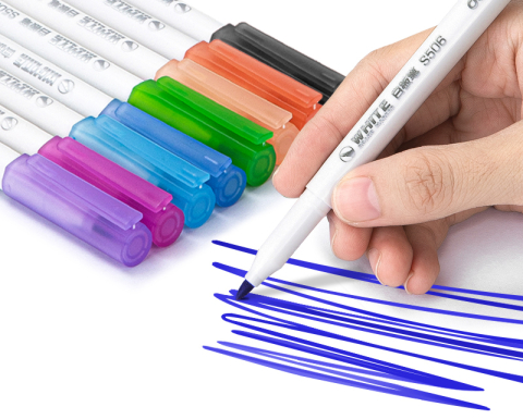 Marker whiteboard slim set 8 bucati deli [1]