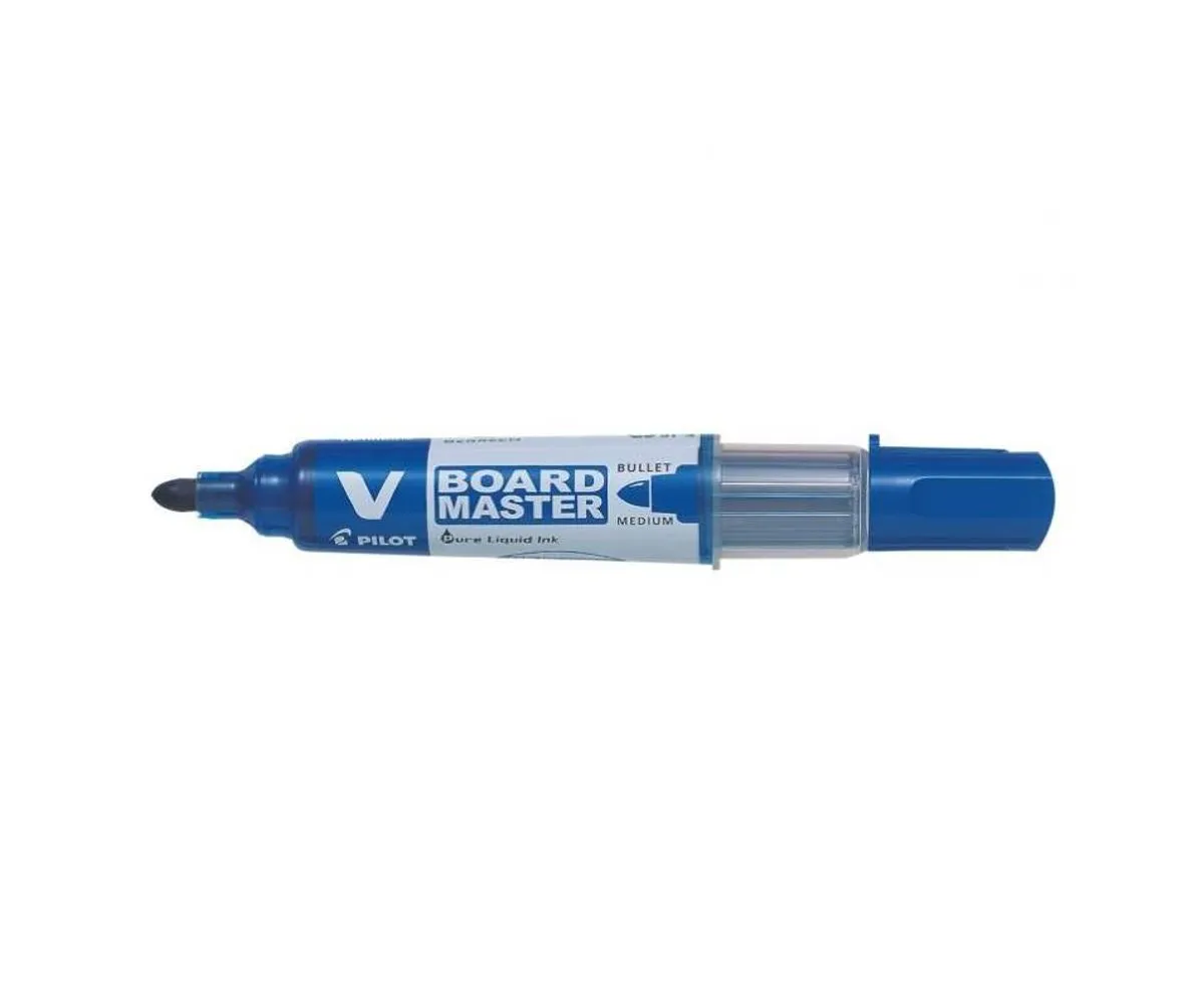 Rechizite Școlare - Marker whiteboard VBoard Pilot reincarcabil Albastru