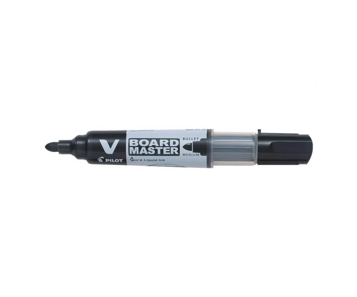 Rechizite Școlare - Marker whiteboard VBoard Pilot reincarcabil Negru