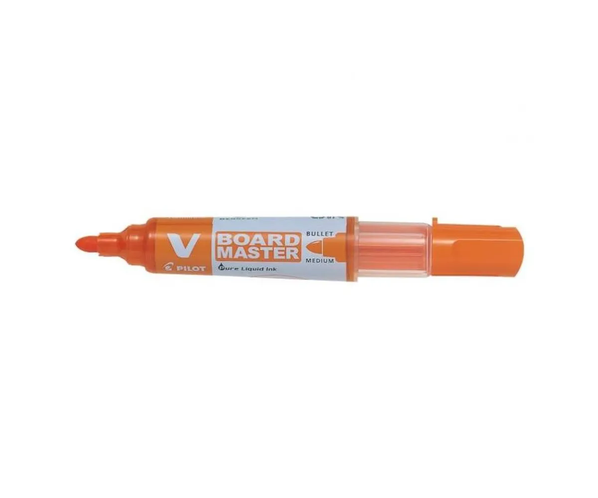 Rechizite Școlare - Marker whiteboard VBoard Pilot reincarcabil Portocaliu
