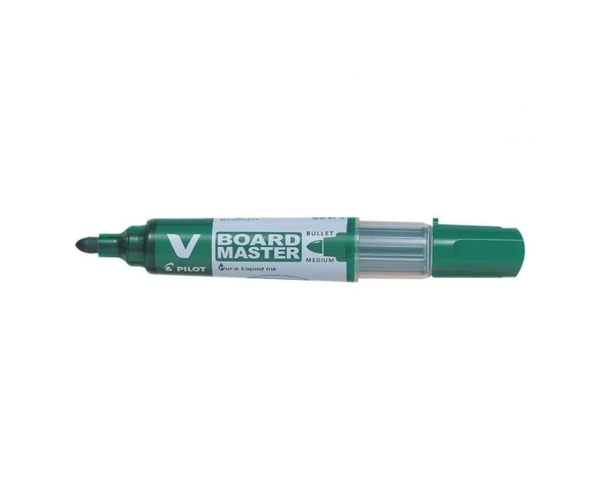 Rechizite Școlare - Marker whiteboard VBoard Pilot  reincarcabil Verde