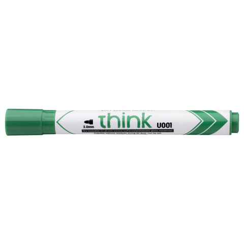 Marker whiteboard verde 2mm deli [1]