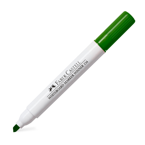 Birotică și Papetărie - Marker whiteboard vf tesit verde winner 154 faber-castell