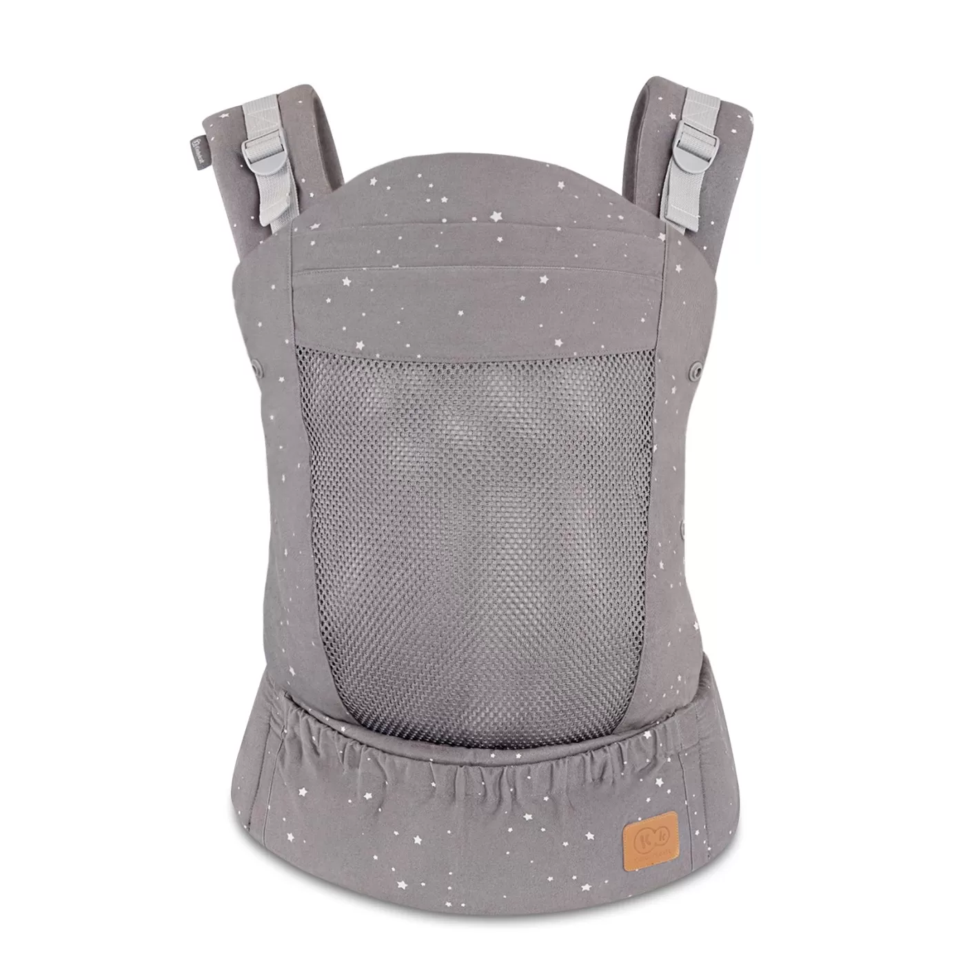 Marsupiu ergonomic kinderkraft huggy, grey, varsta de la 0 luni la 3 ani [9]