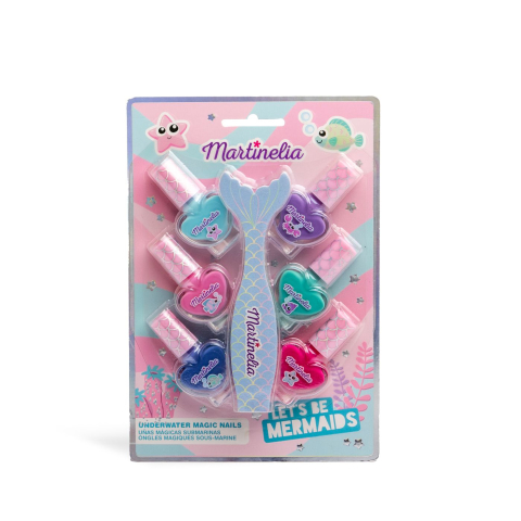 Jucării și Jocuri pentru copii - Martinelia lets be mermaids set pentru unghii copii varsta 3 ani - +15 ani
