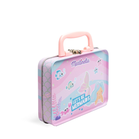Jucării și Jocuri pentru copii - Martinelia lets be mermaids trusa de machiaj in cutie metalica copii varsta 3 ani - +15 ani