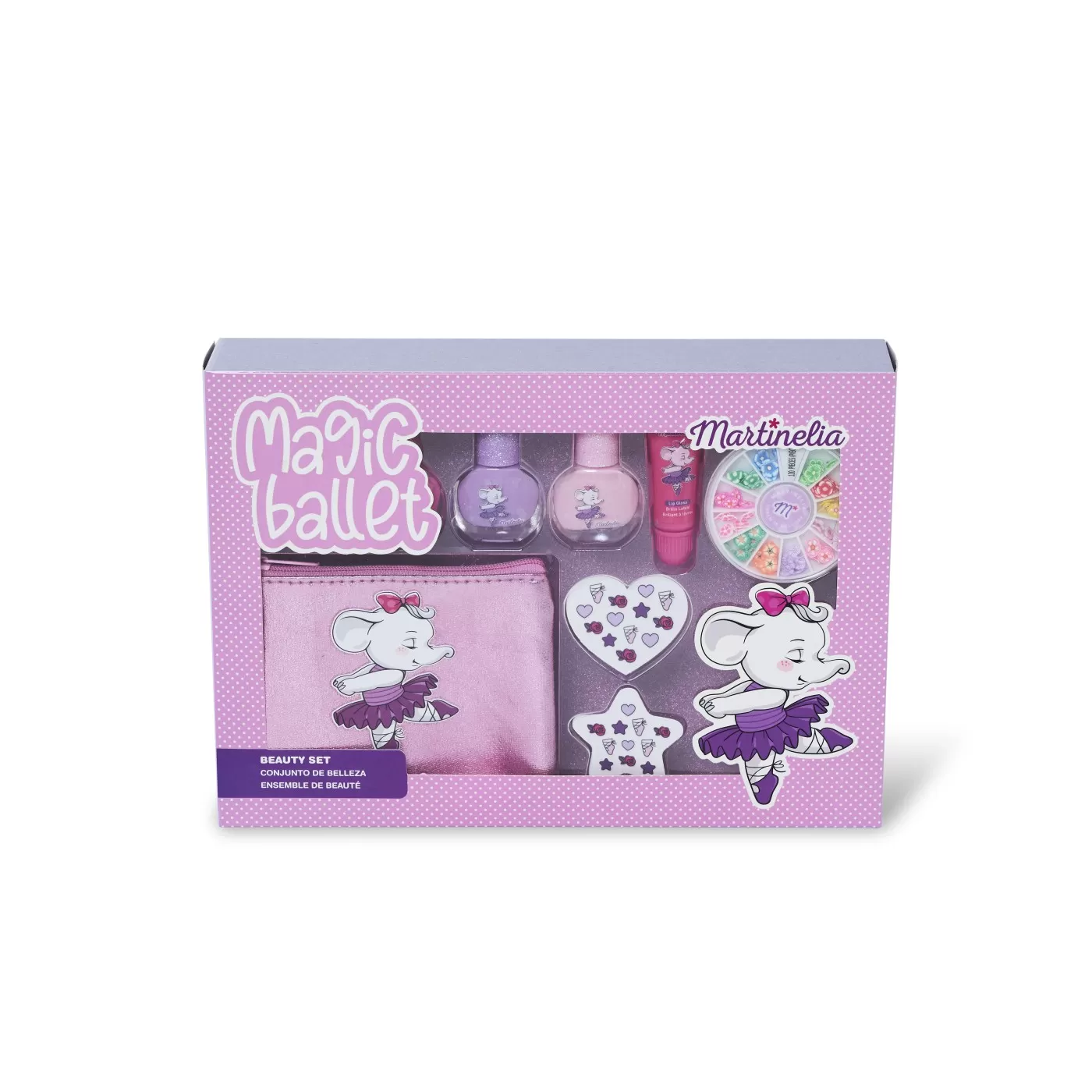 Jucării și Jocuri pentru copii - Martinelia magic ballet set manichiura cu gentuta, varsta de la 3 ani la +15 ani