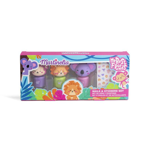 Jucării și Jocuri pentru copii - Martinelia my best friends set unghii si abtibilduri