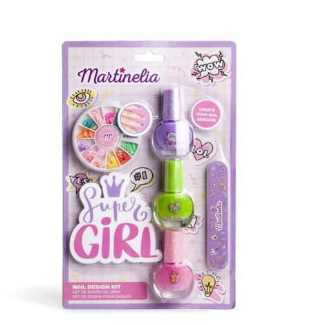 Jucării și Jocuri pentru copii - Martinelia super girl kit pentru unghii varsta 3 ani -+15 ani