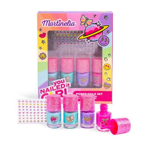 Martinelia super girl set 4 lacuri de unghii si accesorii copii varsta 3 ani - +15 ani [2]