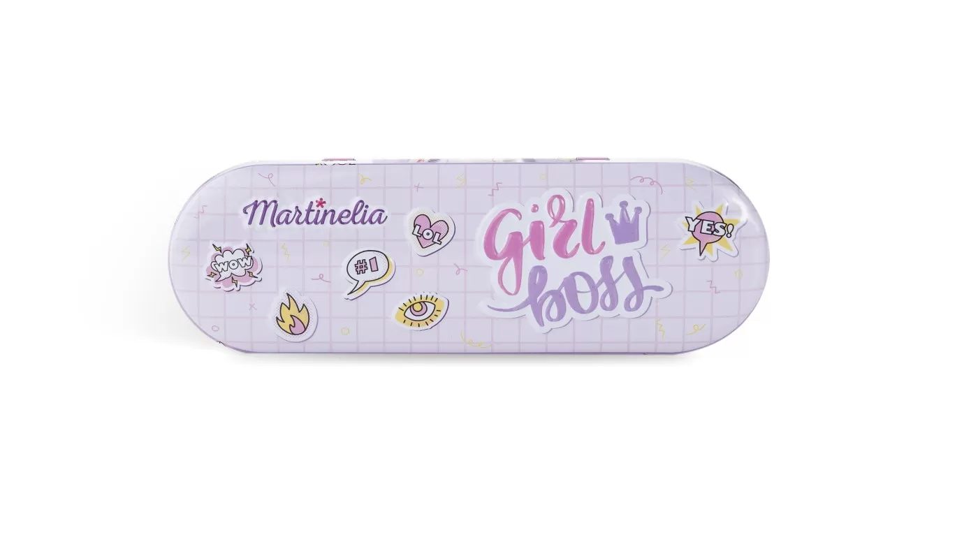 Jucării și Jocuri pentru copii - Martinelia super girl set unghii in cutie metalica, varsta de la 3 ani la +15 ani