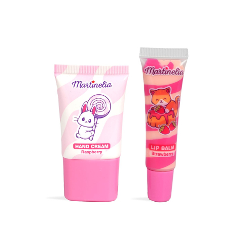 Martinelia yummy set crema de maini si balsam de buze copii varsta 3 ani - +15 ani [1]