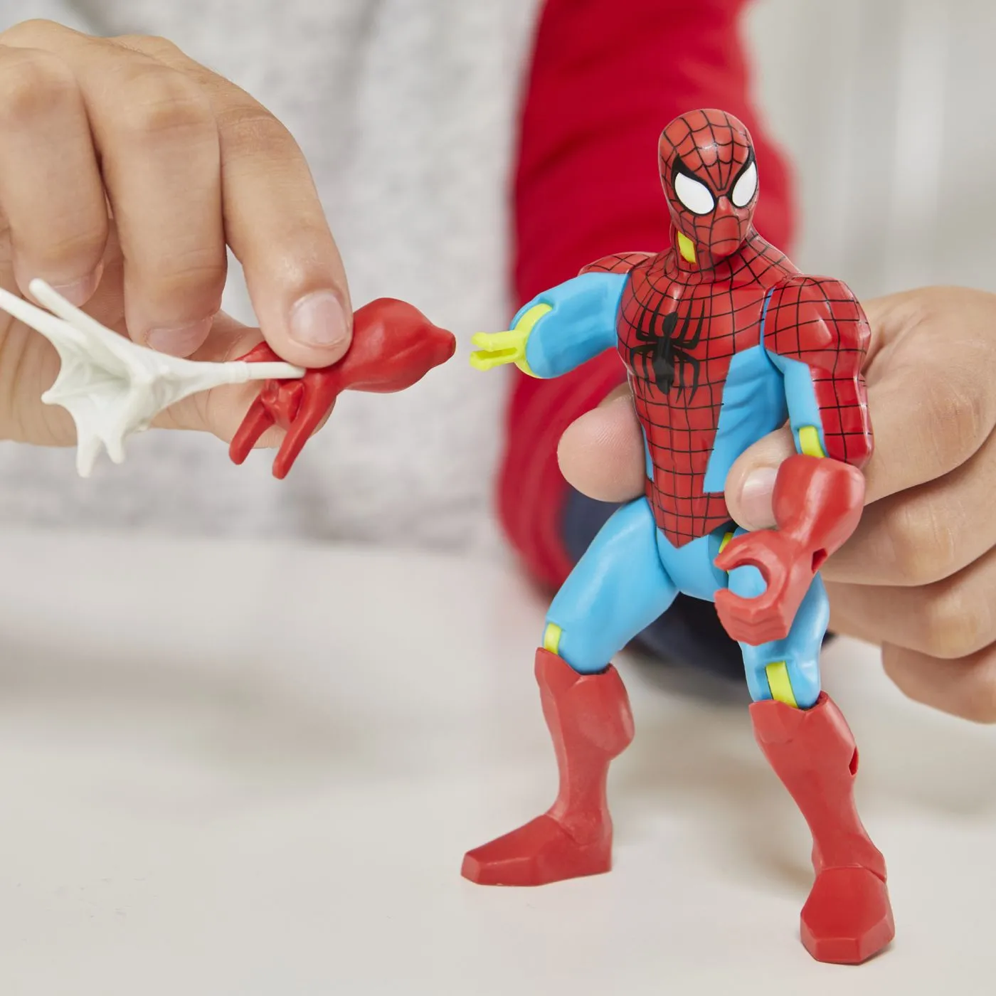 Marvel avengers mix mashers figurina spider-man 12cm, copii varsta 4 ani pana la 8 ani [3]