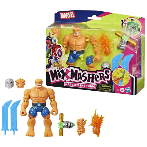 Marvel avengers mix mashers set figurina marvels the thing 12cm si accesorii copii 4 ani - 12 ani [1]