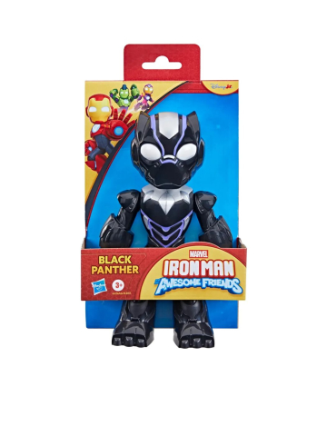 Jucării și Jocuri pentru copii - Marvel iron man si prietenii sai uimitori figurina black panther 22.8cm