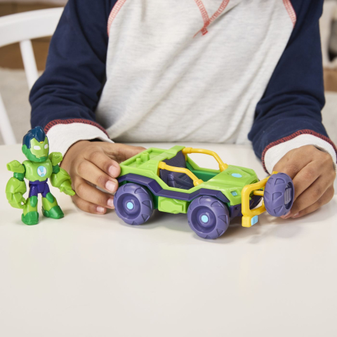 Marvel iron man si prietenii sai uimitori set vehicul si figurina iron hulk [4]