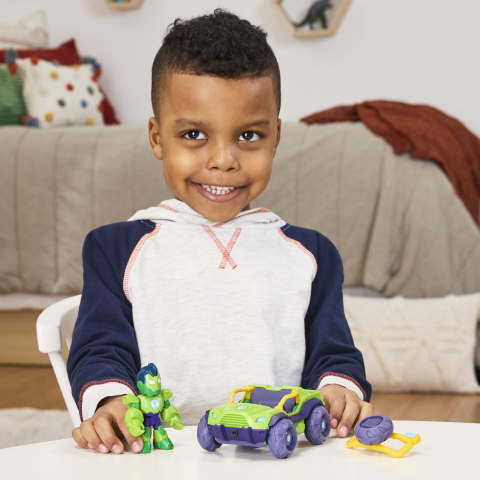 Marvel iron man si prietenii sai uimitori set vehicul si figurina iron hulk [2]