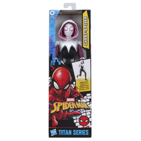 Jucării și Jocuri pentru copii - Marvel spider man titan series figurina ghost spider copii varsta 4 ani - 9 ani