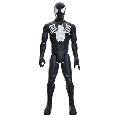 Marvel spider man titan series figurina spider man cu costum negru copii varsta 4 ani - 9 ani [3]