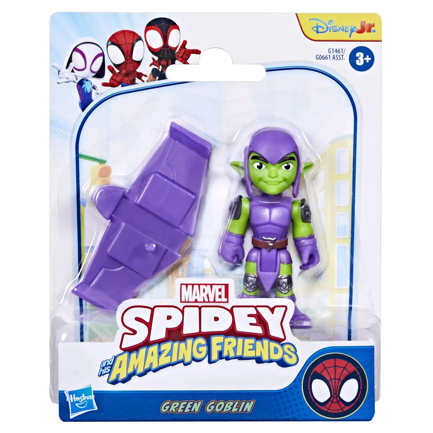 Jucării și Jocuri pentru copii - Marvel spidey si prietenii sai uimitori set figurina green goblin si accesorii, copii 3 ani-7 ani