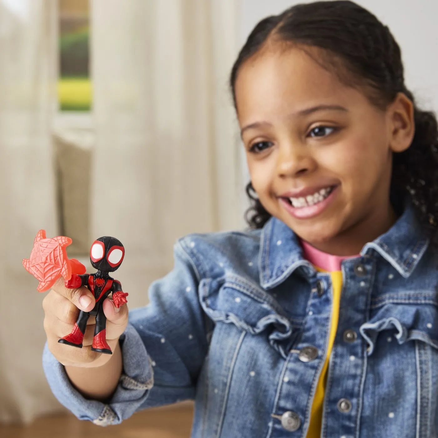 Marvel spidey si prietenii sai uimitori set figurina miles morales si accesorii, copii 3 ani-7 ani [2]