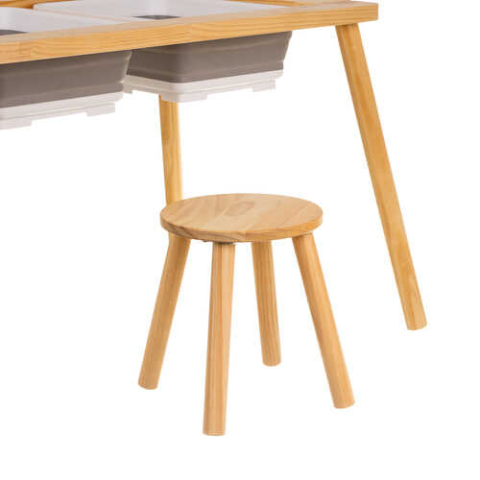 Masa Senzoriala cu Scaun, Montessori, din lemn, educativa, 51.5 x 52 x 72 cm [10]