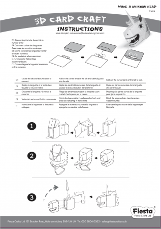 Masca unicorn 3D pentru copii [2]