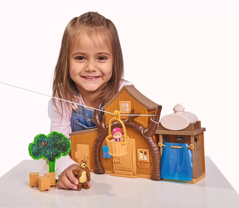Masha casuta ursului cu 2 etaje, figurine si functiuni [5]
