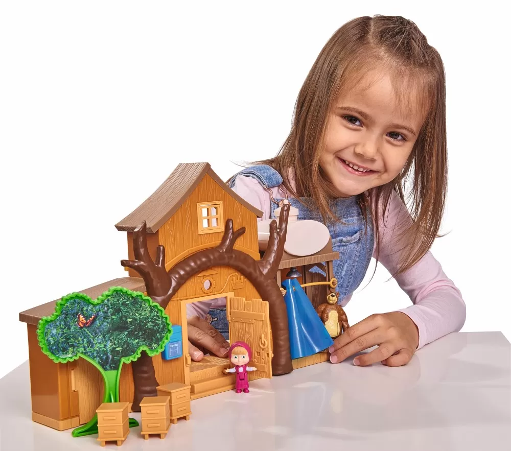 Masha casuta ursului cu 2 etaje, figurine si functiuni [7]