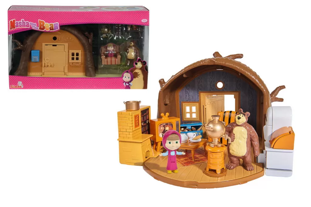 Jucării și Jocuri pentru copii - Masha playset casa ursului