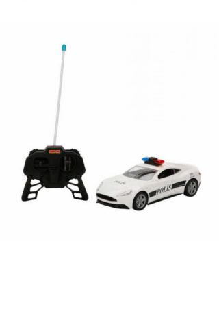 Jucării și Jocuri pentru copii - Masina cu telec.politie, aztec, 1:20