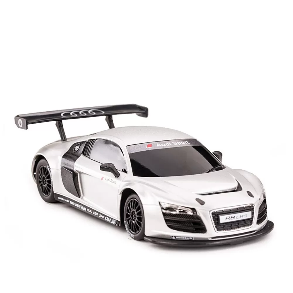 Masina cu telecomanda audi r8 alb cu scara 1 la 24, varsta de la 3 ani la +15 ani [5]