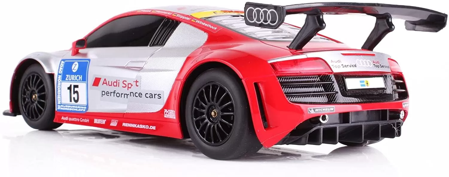 Masina cu telecomanda audi r8 lms performance scara 1 la 18, varsta de la 3 ani la +15 ani [1]