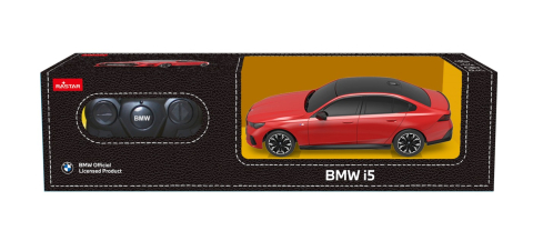 Jucării și Jocuri pentru copii - Masina cu telecomanda bmw i5 rosu scara 1 la 24